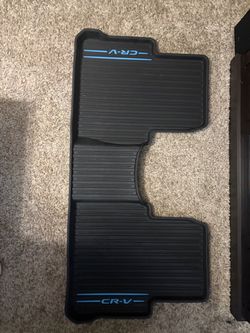 2018 Honda CR-V Rear Floor Mat – One Piece – Black