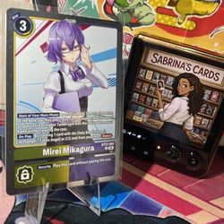 Mirei Mikagura Digimon Card