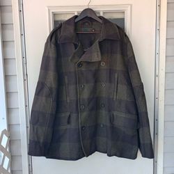 Men's Coogi Wool Coat Size 5X