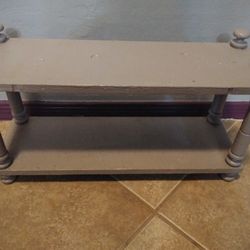 Small 2 Shelf Stand 17.6x8.5x6 Inches