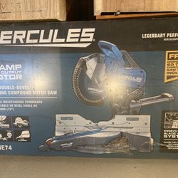 Brand NEW Hercules  12 “ Dual-Bevel Sliding Compound Miter Saw