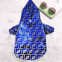 FF Dog Hoodie Raincoat