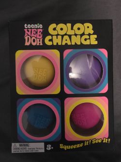 Schylling Teenie NeeDoh Color Change 4-Pack