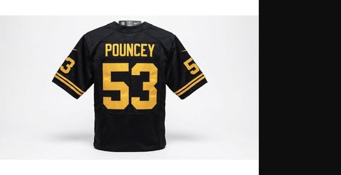 Steelers Pouncey #53 Jersey - Black