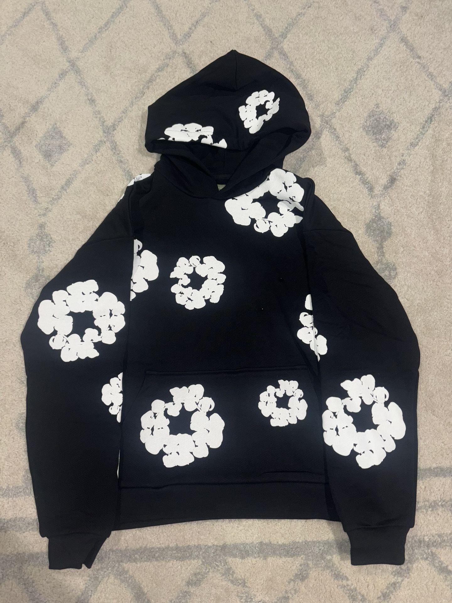 BLACK Denim Tears HOODIE