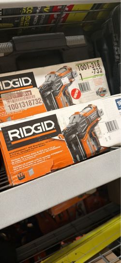 Ridgid 18 volt cordless 16 gauge finish nailer