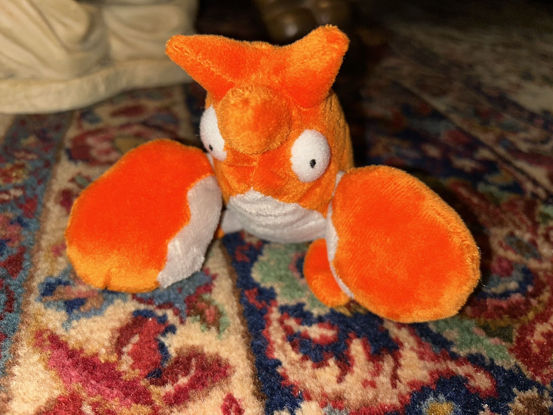 2004 Pokemon Advanced Corphish Bean Bag Plush From Hasbro