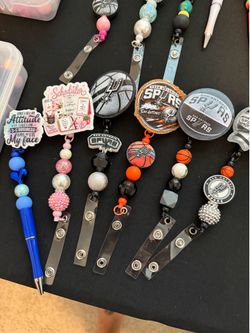 Custom beaded pens & badge reels
