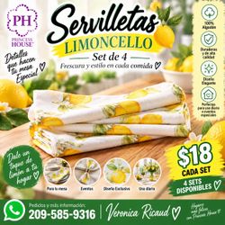 Servilletas limón