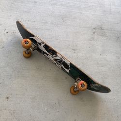 Skateboard. Bones Wheels, Krux Trucks, Unknown Deck