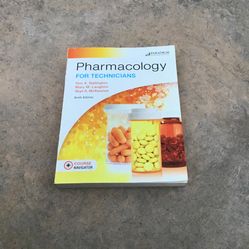 Pharmacology For Technicians 6th Edition Book By: Various Authors