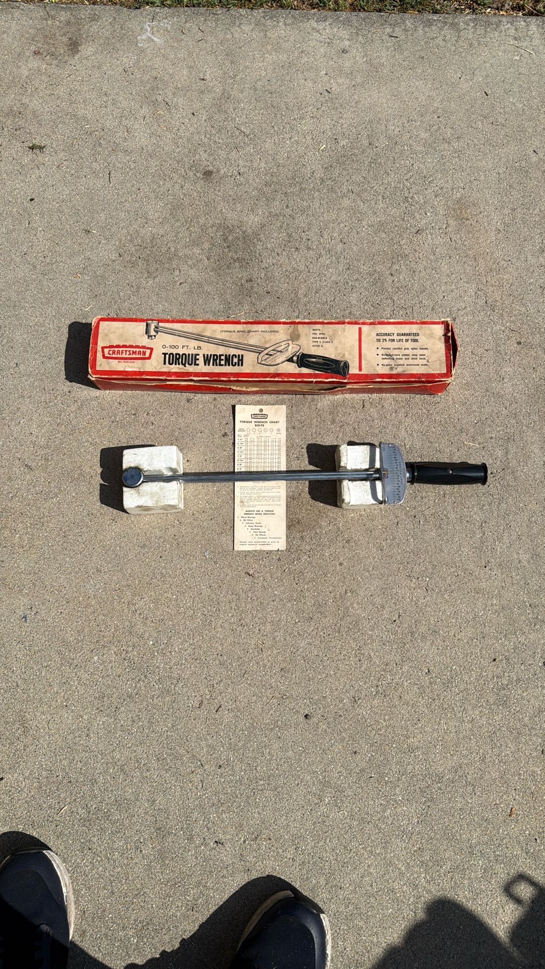 Torque Wrench To 100 Foot Pounds Craftsman