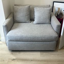 Gray Love Seat