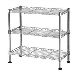Karl home Modern Silver Wire Shelf (17.72 in. D x 7.87 in. W)=V4-150