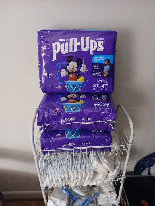 Boys Pull Ups Size 3t-4t