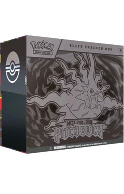 Pokemon Mega Evolution Pitch Black Elite Trainer Box Factory Sealed Presale