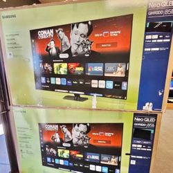 85. Samsung QN 90 Smart 4K HGTV $55 on financing for delivery six month warranty.