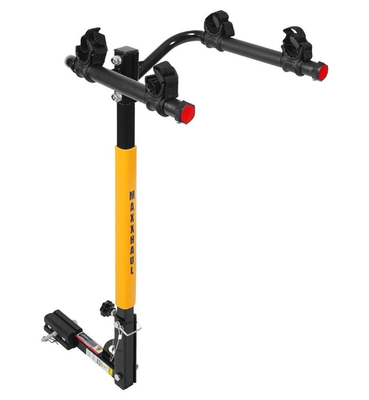 MaxxHaul 50025 Hitch Mount 2 Bike Rack For Cars, Trucks, SUV's, Minivans-100 lb. Capacity