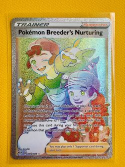 Set of 4 Pokémon “Rainbow” cards