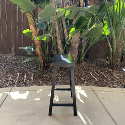 Backless Black Bar Stools (Set Of 4) 