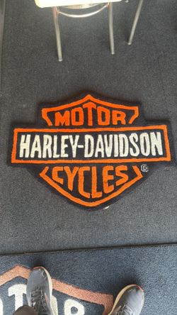Harley Davidson carpet floor mat