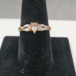 Genuine Morganite Ring