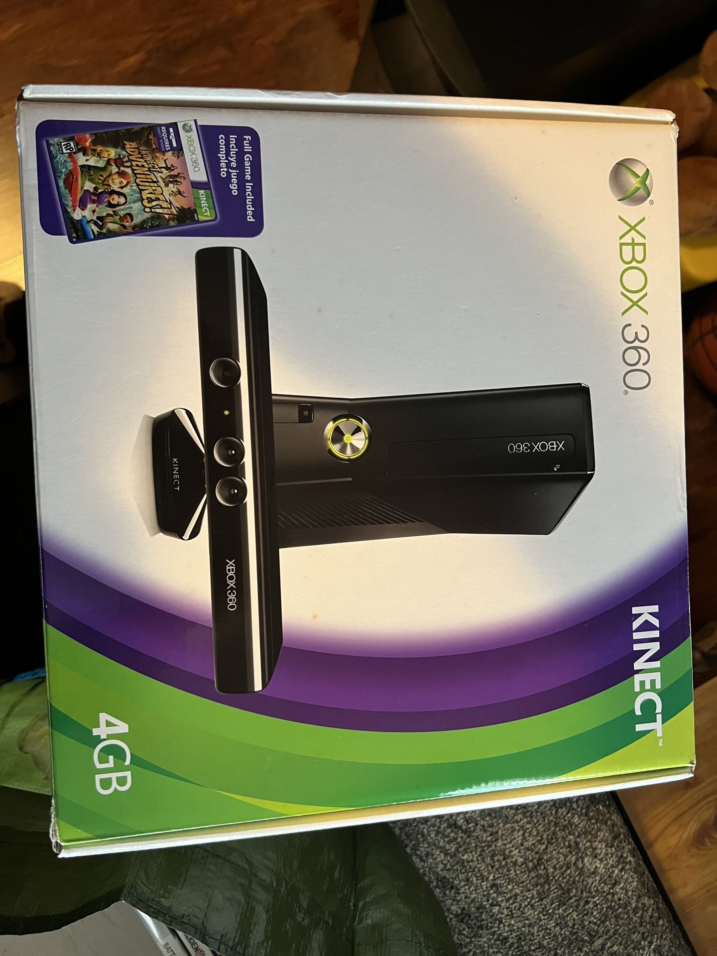 Xbox 360 With Kinect 4gb And Games 