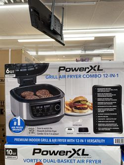 Power XL Grill Air Fryer Combo, Silver