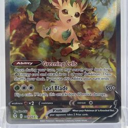 leafeon v pokemon card value Leafeon V main image 1