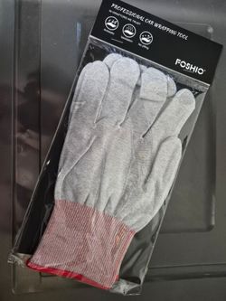 Vinyl wrap gloves