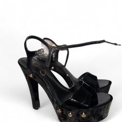 Jessica Simpson Black Platform Heels