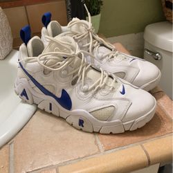 Nike Air Barrage Low White Blue