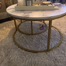 Marble & Gold Coffee Tables