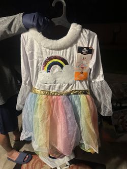 🌈 Hyde & EEK! Rainbow Unicorn Costume – Kids Large (10–12)