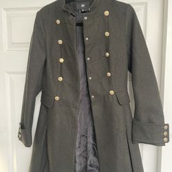 H&M Wool Army Fitted Jacket 