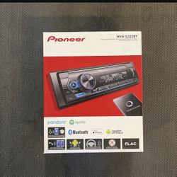Pioneer Single Din Radio Digital Media Receiver With Bluetooth USB