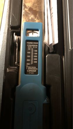 Precision instruments 1/2 in torque wrench