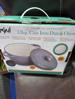 Description
1.8 Qt Cast Iron Dutch Oven New