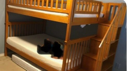 Full Over Full Bunk Bed For Sale