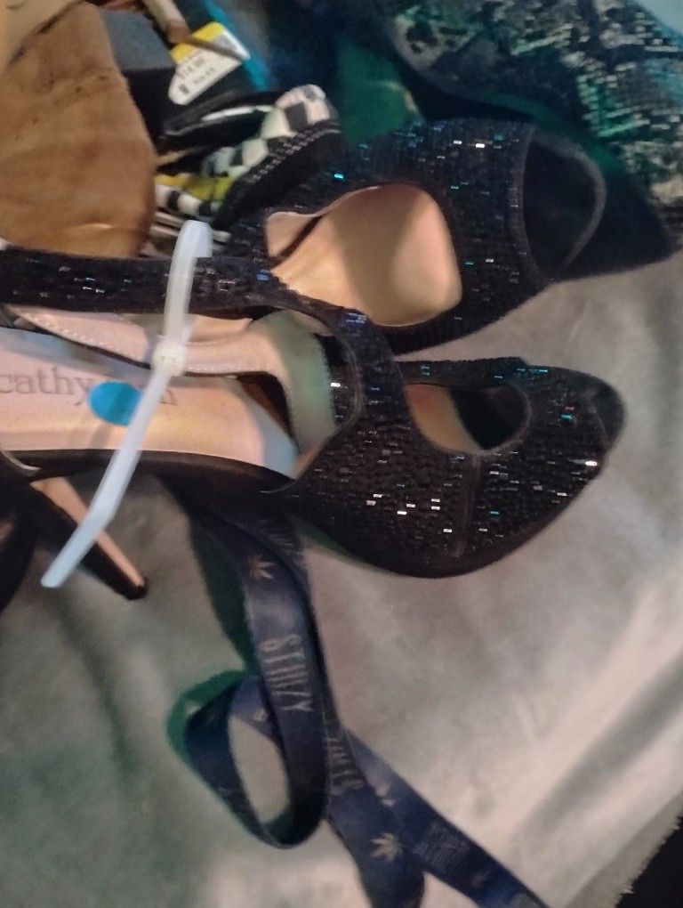 black heels