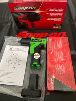 Snap-on 14.4V Brushless Impact Wrench Kit with Battery and Feeler Gages