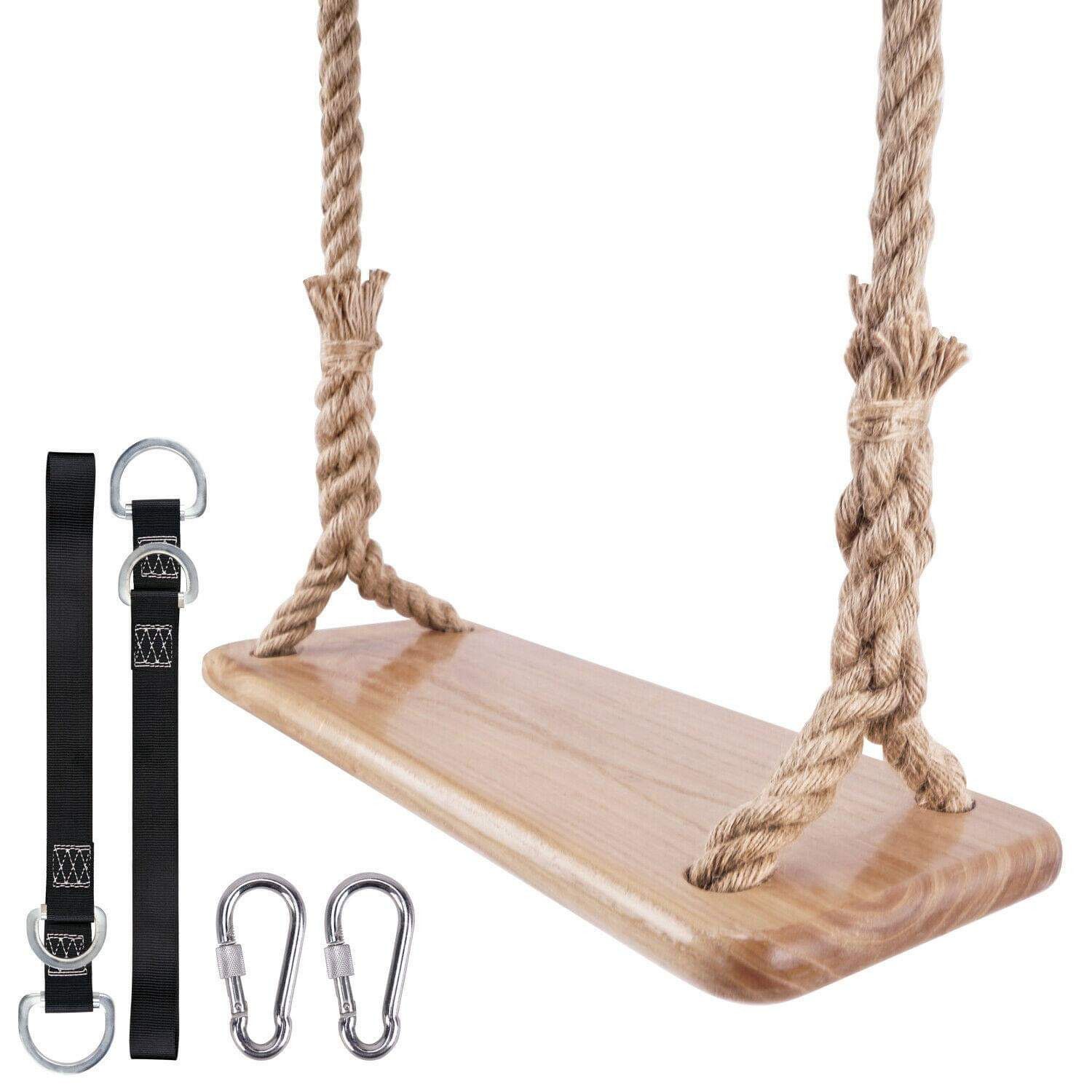 NEW Wooden Tree Swing Seat for Kid/Family Use