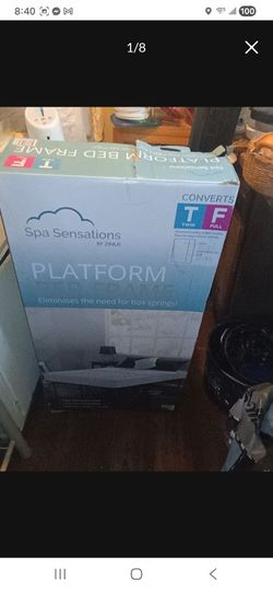 New in box metal bed frames full size to 2 Twin size max 1200 LBS