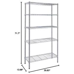 Brand new in box Heavy Duty Shelving Unit Wire Metal Stackable Storage
