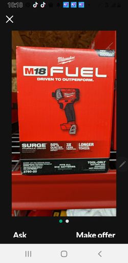 Gift Center

Milwaukee

M18 FUEL SURGE 18V Lithium-Ion Brushless Cordless 1/4 in. Hex Impact Driver (Tool-Only)

