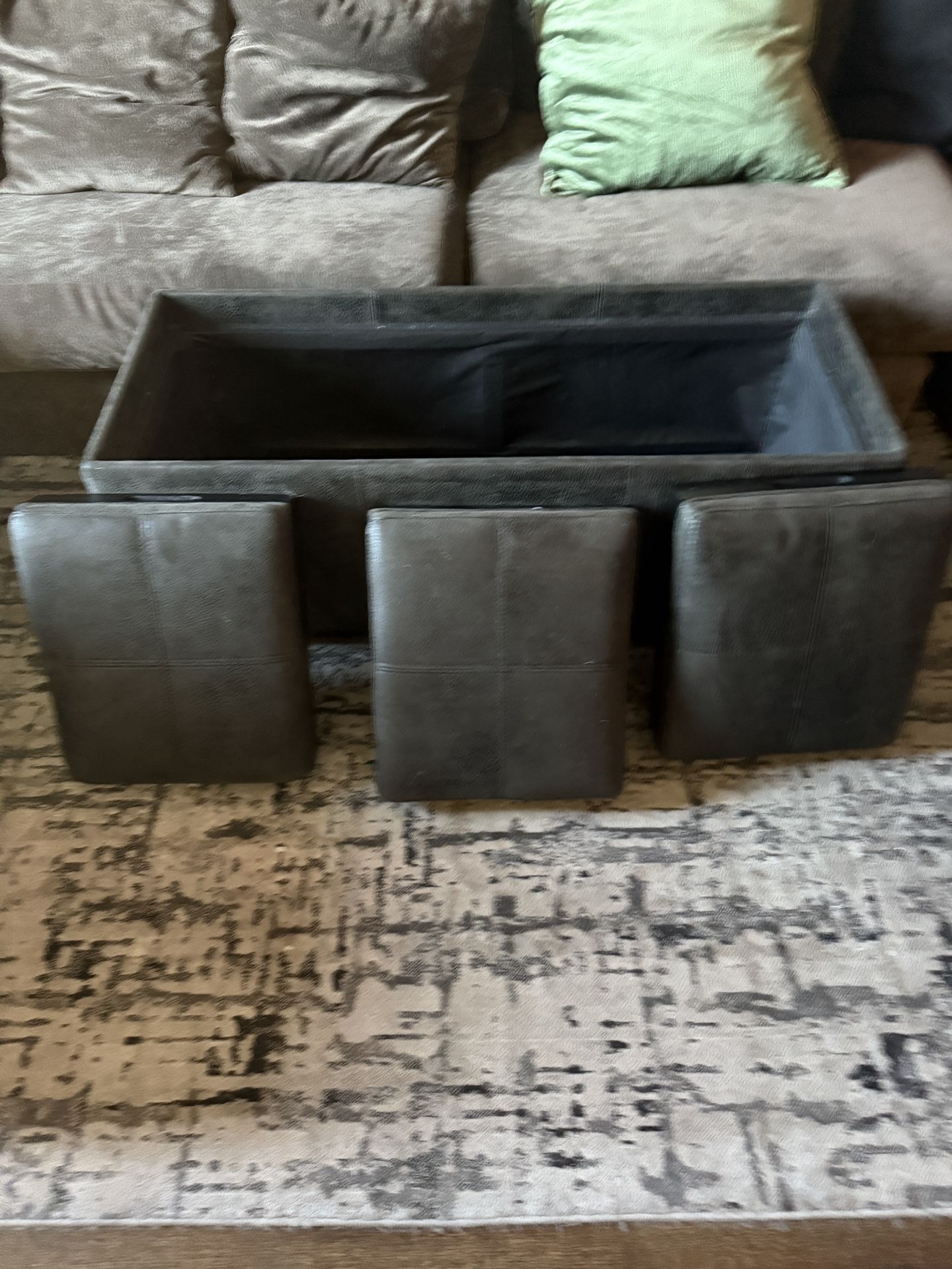 Modern Regal Ottoman For Sale