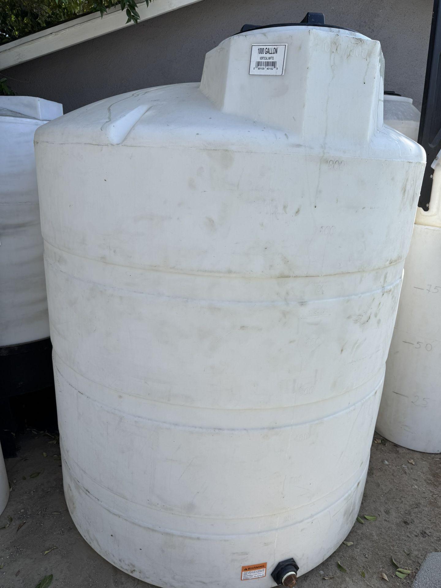 Water Tank Reservoir 1000 Gallons 