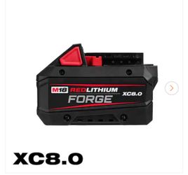 Milwaukee Battery 8.0 forge new