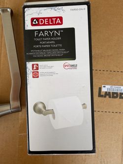 Delta Faryn Toilet Paper Holder Brushed Nickel