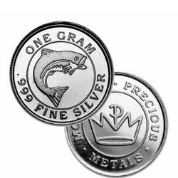 2g Silver Bundle .999 Fine Silver [1g Rounds] X 2